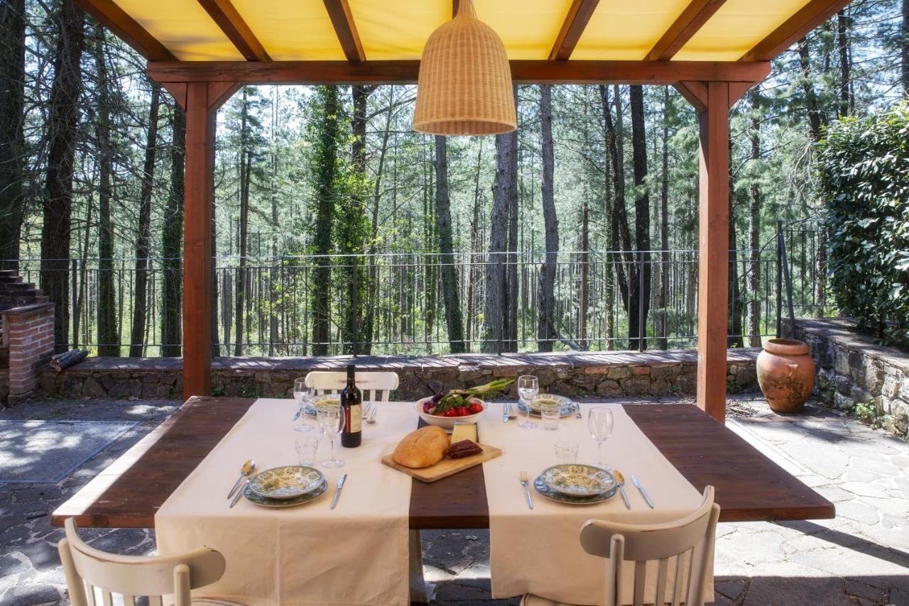 Podere Mocai - Cottage Nel Bosco Montieri Dış mekan fotoğraf